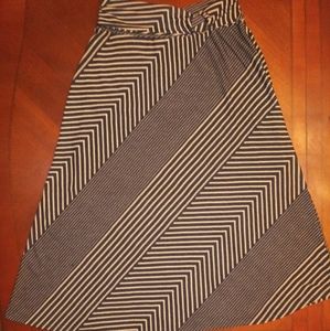 Robert Louis stripe maxi skirt